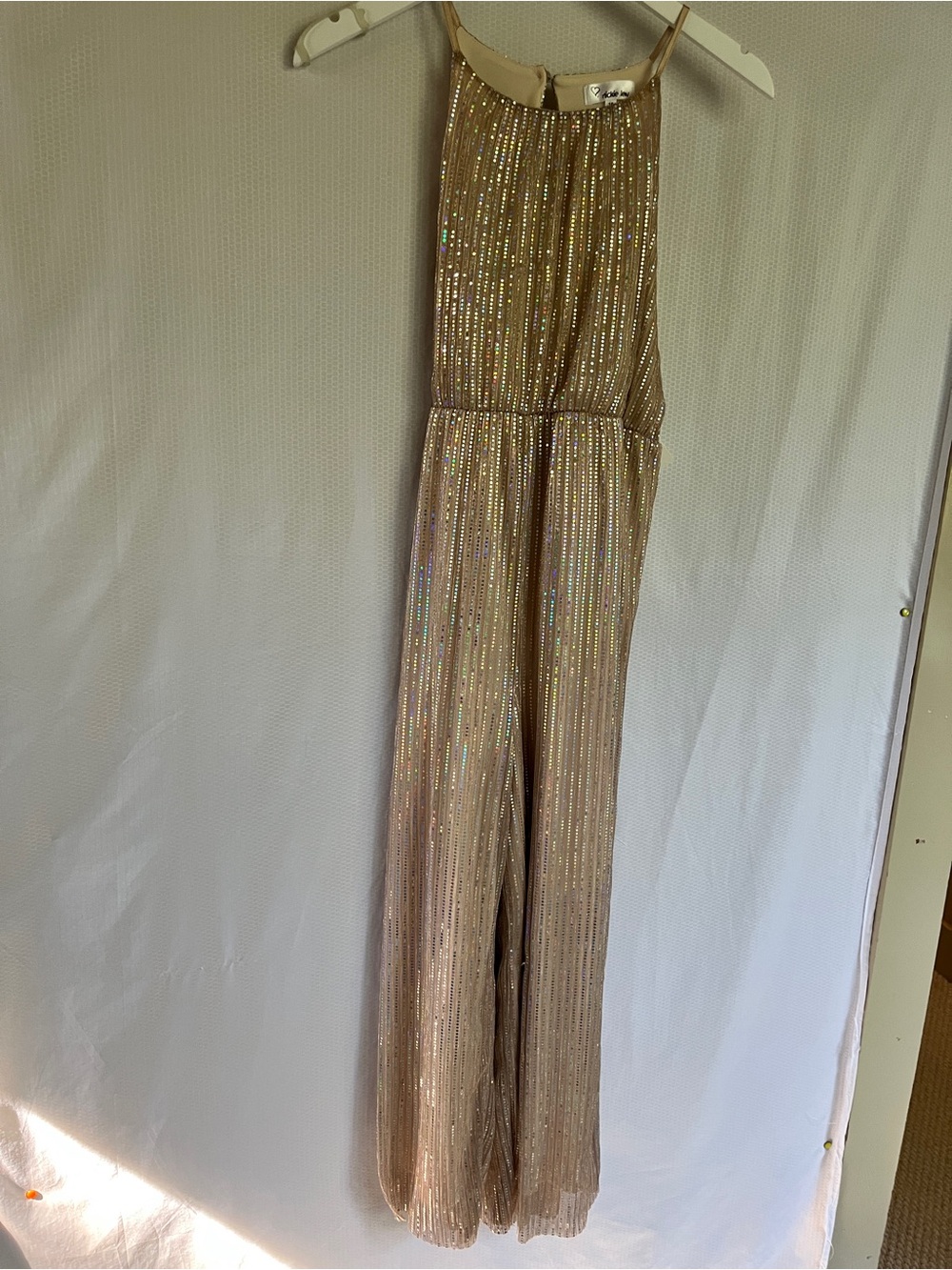 Nickie Lew Girls Sequin One-Piece Jumpsuit
